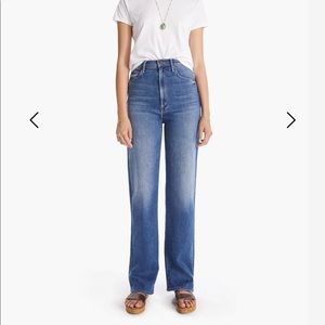 MOTHER High Waisted Tunnel Vision Sneak Jeans